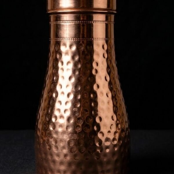 Copper Hammered Sugar Pot
