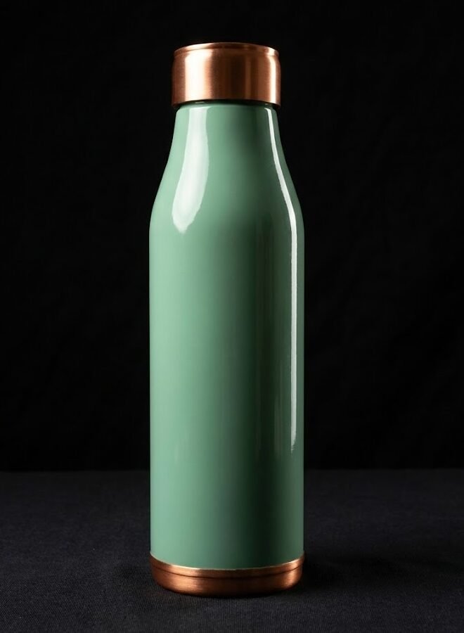 Coloured Copper Bottle