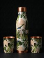 Meena Copper Bottle Gift Set