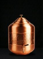 Pure copper hammered-finish dispenser suitable for premium retail and bulk supply Manufactured from high-quality pure copper with consistent production standards Hammered handcrafted texture designed for premium presentation AVR copper hammered dispenser
